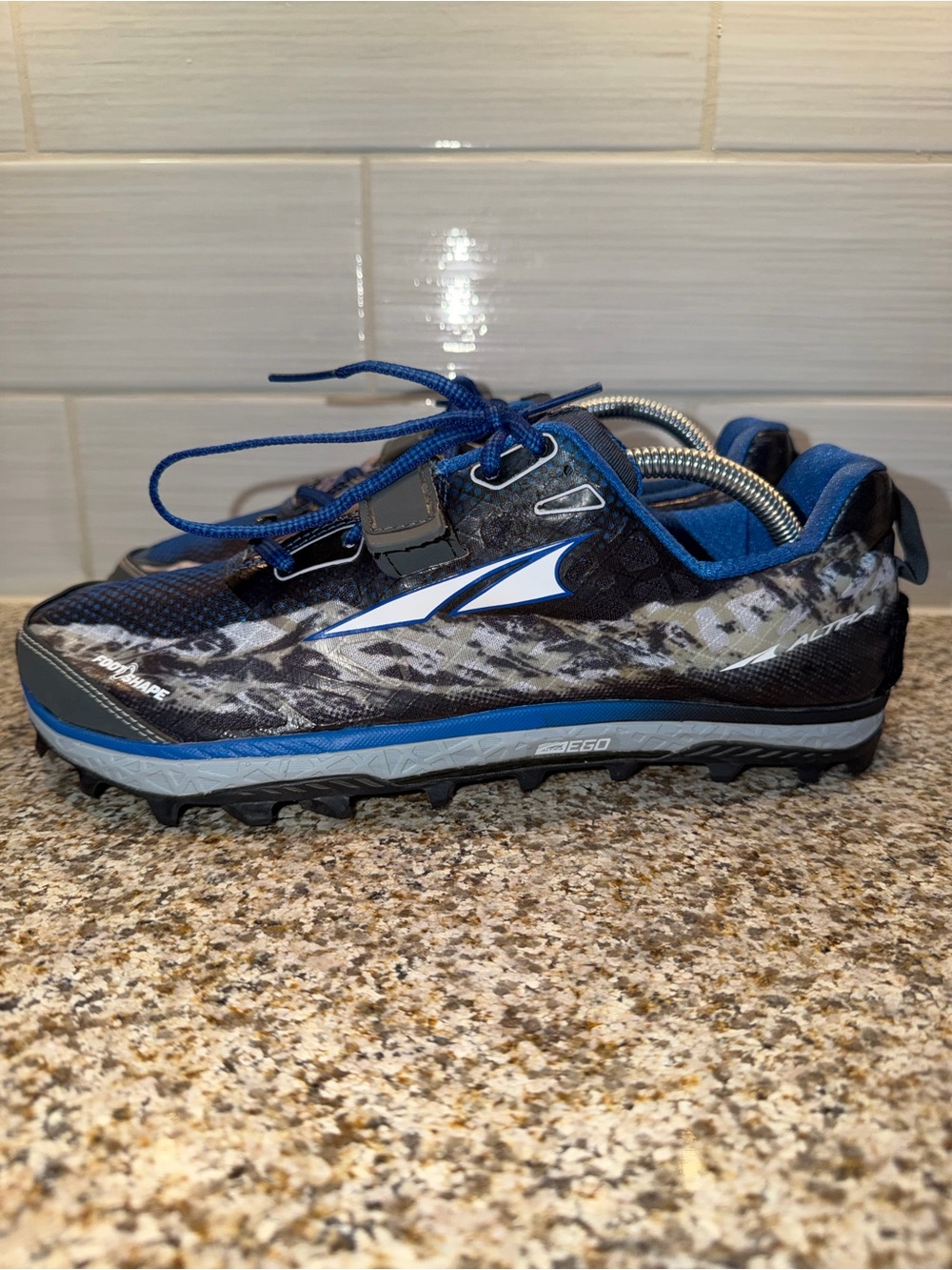 Altra King MT Trail Shoes - Blue Camo Accent